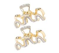 TOPBATHY 2 pezzi Fermagli per Capelli Donne Pinze Piccole con Perle Morsetti Eleganti per Acconciature Quotidiane e Ufficio Accessori Moda Raffinati