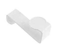 TOPBATHY 2 pezzi Gancio S Plastica per Bagno e Casa per Cappotti Borse e Ombrelli Bianco Resistente e Facile da Installare