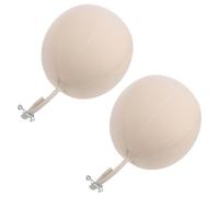 TOPBATHY 2 Pezzi Pallone Gas 5l-7l Gomma in Campionamento per Laboratorio | Uso in Laboratori e Ambienti Industriali, Monitoraggio Ambientale e Prove Gas, con Clip Incluse