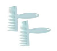 TOPBATHY 2 pezzi Pettine per Rimozione Capelli da Scopa con Manico Strumento Manuale per Pulizia Facile di Polvere e Detriti per Scope e Aspirapolvere Senza Graffi Risparmio Fatica