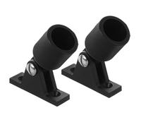 TOPBATHY 2 Pezzi Raccordi in Nylon per Tettuccio Bimini Barca 22Mm Cappuccio Terminale ad Occhiello Scorrevole Resistente UV Accessori per Tendalini Marini e Yacht Montaggio Rapido per