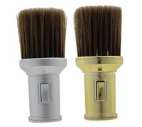 TOPBATHY 2 pezzi Spazzola per Collo Parrucchiere con Setole Morbide Spazzolino Professionale per Pulizia Capelli e Viso Strumento per Barbiere e Uso Domestico con Testina Rimovibile