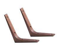 TOPBATHY 2 Pezzi Staffe Angolari in Plastico per Mensola da Muro, Supporto Mensole Facile da Installare senza Bave, per Reggimensole Angolari e Fissaggio Parete