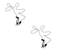 TOPBATHY 2 Pezzi Strumento clicker clic con le dita clicker automatico dello schermo clicker dello schermo per la trasmissione clic di trasmissione clic del telefono plastica Nero