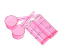 TOPBATHY 2 Set Set di Misurini Graduati per Alginato e Gesso in Plastica Rosa, Precisione nella Misurazione e Facile da Pulire, per Laboratori e Cliniche Dentali