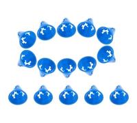 TOPBATHY 20 Pezzi Conetti Segnaletici Mini da Allenamento Calcio Blu PE 8 | Percorsi a Ostacoli e Esercizi, Leggeri e Portatili, Colore Blu, Struttura Pe, Forma a Cono