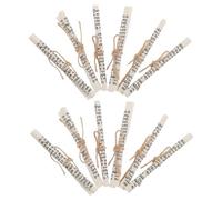 TOPBATHY 20 Pezzi Mezuzah Kosher Ebraici Mini Prerollati per Porte Carta Benedizione Ebraica per Casa e Decorazioni Festive Adatti Uso Quotidiano e Cerimonie Tradizionali