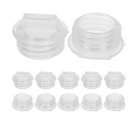 TOPBATHY 20 Pezzi Tappi di Ricambio per Pepiere e Shaker in Pvc Trasparente, Tappi Rotondi Ermetici Design Moderno, Facili da Rimuovere per Uso in Cucina e Pulizia Post-pasto