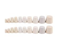 TOPBATHY 20 pezzi Tappi in Gomma Bianca Tappi per Tubo Resistenti Alte Temperature Impermeabili Sigillanti per Laboratorio e Industria Colore Casuale Colore Casuale
