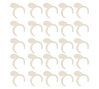 TOPBATHY 200 Pezzi Anelli Espositivi per Smalto in Plastica Beige, Strumento per Esercitarsi nella Manicure, Supporto Ergonomico Compatto per Salone e Appassionati DIY