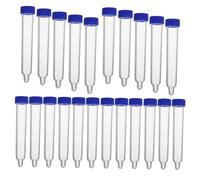 TOPBATHY 200 pezzi Provette in Plastica Trasparente per Urine Tappo Vite e Scala Graduata Conico per Raccolta Efficiente del Sedimento Sigillatura Anti-perdita per Analisi Accurate