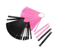 TOPBATHY 200pezzi Bastoncini per Esposizione Unghie Forma di Ventaglio Palette per Nail Art Bastoncini Campione per Display Colori Smalto
