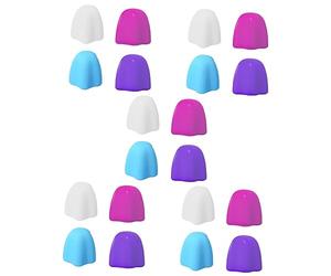 TOPBATHY 20pezzi Dispenser Dentifricio Creativo Silicone Con Tappi Auto-chiusura Per Uso Domestico Compatibile Con La Maggior Dei Dentifrici Sul Mercato