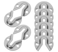 TOPBATHY 25 Pezzi Fissaggio per Cornici e Specchi in Acciaio Inox Argento | Connessione Sicura, Design Quasi Invisibile, Uso in Ufficio e Galleria, Compatibilità