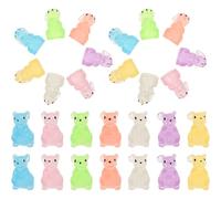 TOPBATHY 28 Pezzi Glow in The Dark Resin Rabbit Decorations For Compact Indoor Spaces Microlandscape Ornaments For Nighttime Home Decor