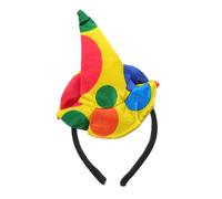 TOPBATHY 2pezzi Accessorio Per Spettacoli Teatrali Cappello Da Clown Fermaglio Per Chioma Creativo Decorazione Copricapo Per Feste e Cosplay