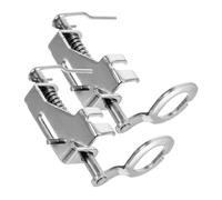 TOPBATHY 2pezzi Piedini per Macchina da Cucire in Acciaio Set da Piedino Basso e Piedino per Rifinire Bordi Accessori per Cucire Piccoli Progetti e Cucito Stabile