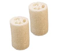 TOPBATHY 2pezzi Spugne di Luffa per Doccia Scrubber da Bagno Naturale Strumento per Pulizia del Corpo e Detergente