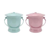 TOPBATHY 2pezzi Urinatoio Per Adulti Portatile Design Antiscivolo Per Notturno Casa