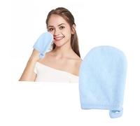 TOPBATHY 3 pezzi Guanti per Pulizia Viso in Spessi Morbidi e Riutilizzabili per Rimuovere Trucco e Polvere Guanti Struccanti Delicati e Sostenibili per Pulizia Profonda e Uso Quotidiano