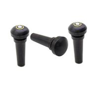 TOPBATHY 3 Pezzi Perno di Coda per Violino in Ebano, Nero, Design Classico, Stabile e Adatto a Chi Ama Violino, per Accessori Musicali