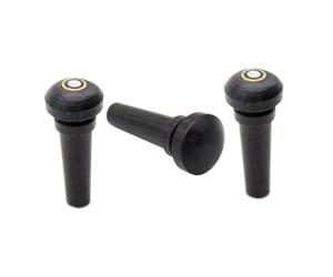 TOPBATHY 3 Pezzi Perno di Coda per Violino in Ebano, Nero, Design Classico, Stabile e Adatto a Chi Ama Violino, per Accessori Musicali