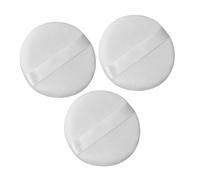 TOPBATHY 3 pezzi Piumini in Cotone Morbidi Lavabili per Trucco Viso e Corpo per Polveri Libere e Fissante Protezione Delicata 3pcs