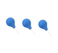 TOPBATHY 3 Pezzi Siringa Silicone Sfera per Pipette da Laboratorio per Applicazioni Pulizia Colore Blu Strumento per Sperimentali Precisi