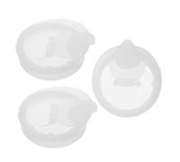 TOPBATHY 3 Pezzi Tappi Plastica per Brocche Coperchi Resistenti e Facili da per Caraffe e Brocche Domestiche Bianco