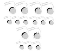TOPBATHY 3 Set Foglio Di Elettrodi Sostituzione Pastiglie Pad Elettrodi Professioni Elettrodi Rotondi Pastiglie Professionali Elettrodo Idrogel Di Silicone Non Tessuto 10 Pezzi * 3