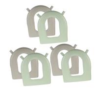 TOPBATHY 3 Set Incolla Il Sedile del Water Coperchio Chiaro Traspirante All'aperto Coniglio di Scena Ciotole di Pasta Pubblico Spina Alternativa Festival Fornisce Coniglio Eva 2 Pezzi * 3