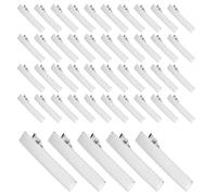 TOPBATHY 300 Mollette per Chioma a Becco D'anatra in Metallo da 4 Cm, Mini Clip a Coccodrillo Leggere con Punta Singola e Verniciatura a Forno, per Styling Professionale e Fai da