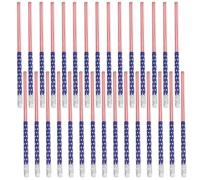 TOPBATHY 36 pezzi Matite da Scrittura con Bandiera Usa Matite Colorate in Legno Resistenti con Design Bandiera Patriottica per Scuola Ufficio e Attività Creative