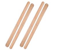 TOPBATHY 4 pezzi Bacchette Tamburo in Legno per Percussioni Marching Taiko e Esercizio Bastoncini Resistenti per Batteria e Rullante Strumenti Versatili per Performance e Pratica