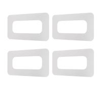 TOPBATHY 4 Pezzi Di Rinforzo Per Pinna Da Surf Piastra Di Base Per Pinna Adattatore Sup Toppa Sup Connettore Guarnizione