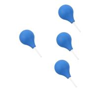 TOPBATHY 4 Pezzi Palla Pipettante Silicone da Laboratorio Siringa per Liquidi Blu Controllo Preciso Del Volume per Applicazioni e Scientifiche