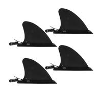TOPBATHY 4 Pezzi Pinne Paddleboard Gonfiabili Timone Removibile per Tavola da Surf e Kayak Pinna Bilanciatrice per Controllo Preciso e Stabilità in Acque Basse e Veloci