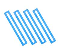 TOPBATHY 4 Pezzi Strisce Guida alla Lettura per Mahjong in Acrilico Blu | Aiuto per Regole e Tracciamento, Strumento per Dislessia, Formato 6x1 Pollici