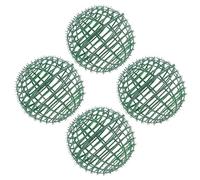 TOPBATHY 4 Pezzi Supporto per Palline di Fiori in ABS Leggero e Facile da Montare, Struttura per Decorazioni Giardino e Matrimoni, Telaio per Composizioni Floreali Sferiche