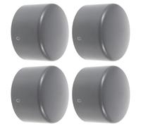 TOPBATHY 4 Pezzi Tappo Antipolvere per ASSE Rimorchio in PVC Ø90 Copertura per Cuscinetto Mozzo Ruota Camper e Barca Cappucci Antipolvere Resistenti Montaggio Rapido e