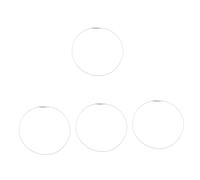 TOPBATHY 4 Pz guarnizione della lavatrice Protezione guarnizione lavatrice anti-perdite Guarnizione lavatrice anteriore riparazione lavatrice sostituzione lavatrice rondelle Silver