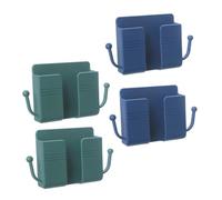 TOPBATHY 4 Pz Supporto Per Telefono Adesivo Da Parete Supporto Per Tablet Casi Di Stoccaggio Porta Telecomando Supporto Del Telecomando Mobile Da Parete Addominali