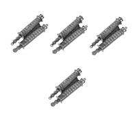 TOPBATHY 4 Set Cancello Sacro Rotolo Porta Inaugurazione Religiosa della Casa Messianico Arredamento Sacro Rotolo del Pilastro Preghiera Cattolica Mezuzah Mezuzà di Metallo Corda di