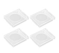 TOPBATHY 4pezzi Coperchi Protettivi Trasparenti Per Pulsanti Sostituibili Da Accessori Per Pulsanti Impermeabili Da Facile Installazione e Rimozione Protezione Pratica Per Sicurezza