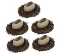 TOPBATHY 5 pezzi Ciotola con Nido Design per Dessert e Noodle Contenitore Snack Decorativo Resistente Barbecue e Bevande Fredde