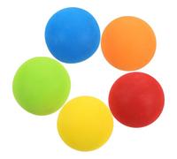 TOPBATHY 5 pezzi Palline Golf Morbide EVA per Allenamento Indoor per Principianti Golfisti Palline Allenamento Golfisti Resistente e Leggera