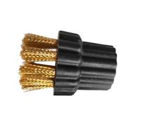 TOPBATHY 5 pezzi Testine Spazzola in Bronzo Multiuso per Pulitrice Vapore Accessori per Elettrodomestici Domestici Resistente e Versatile per Pulizia Casa e Strumenti di Precisione