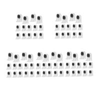 TOPBATHY 5 Set Portalampada A Griglia T8 Portalibro Sostenium Illuminae Lampascioni Lampade Interruttore Infisso Leggero Catena Presa Per Lampadina Presa Luce Addominali Bianca 20 Pezzi * 5