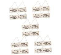 TOPBATHY 5 Set Prega di Rimuovere Il delle Scarpe Principale Vite dei Numeri delle Porte Strenne Natale Wall Decor Rimuovi Il delle tue Scarpe Targa Porta 4 Pezzi * 5