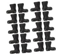 TOPBATHY 50 Pezzi Mini Scarpe da Colorata per Decorazioni Natalizie e Casa delle Accessori per Giocattoli Creativi dei Miniature Santa Claus Boots
